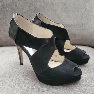 Michael Kors Elena Cross Strap Sandals - Size 8